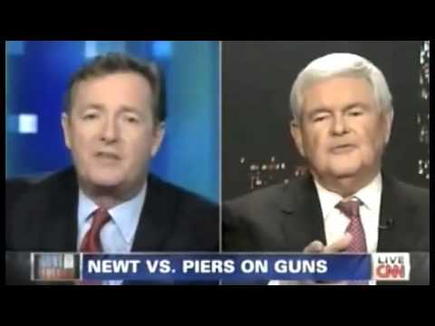 Newt Gingrich Schools Piers Morgan And Defends The 2nd Amendmen