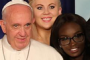 The Pope met with 12 vloggers from six continents on Monday.