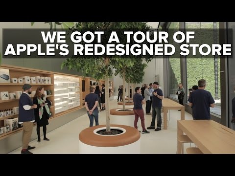 Take a tour of Apple's redesigned store