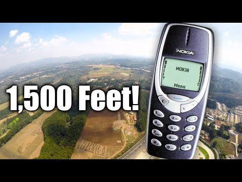 Can the Nokia 3310 Survive a 1,500-foot drop from the sky?