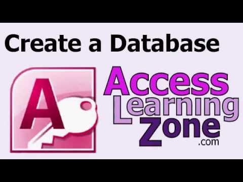 Create a Database in Microsoft Access 2013 for Beginners