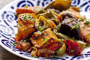 Quince and pumpkin ratatouille