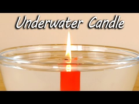 Underwater Candle - Science Experiment