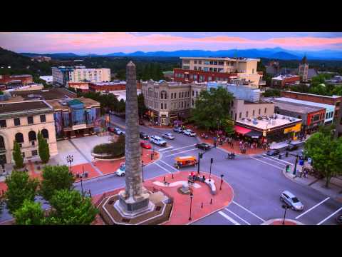 Downtown Asheville Time Lapse: Sunrise-to-Sunset in a Blue Ridge Mountain City