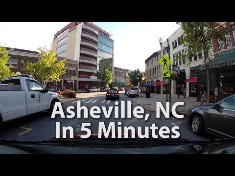 Asheville, NC in 5 minutes - 1000% High Speed Tour