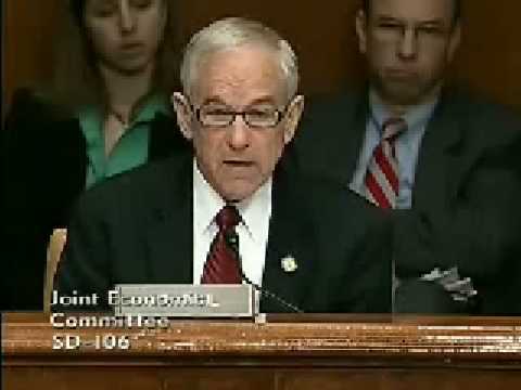 Ron Paul Questions Paul Volcker During Joint Economic Committee 02 26 2009