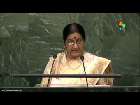 UN Speeches: Indian External Affairs Minister Sushma Swaraj