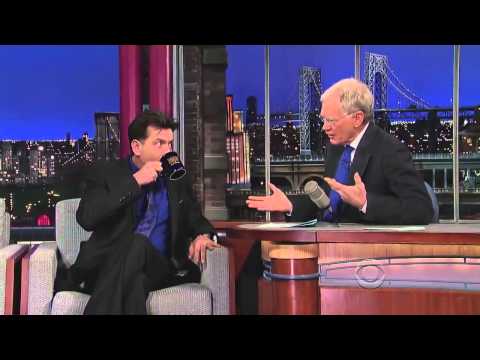 Charlie Sheen on David Letterman 2013 01 14