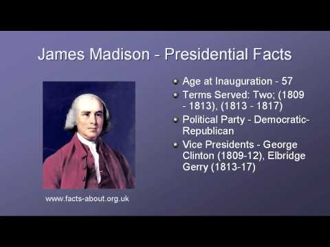 President James Madison Biography