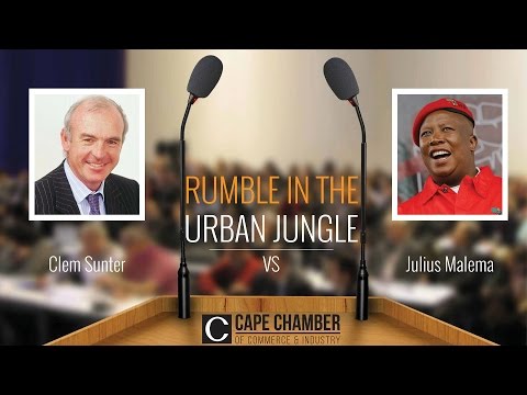 FULL STREAM: Clem Sunter Vs Julius Malema full Cape Chamber of Commerce debate on economy