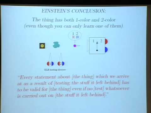 Spooky Actions At A Distance?: Oppenheimer Lecture