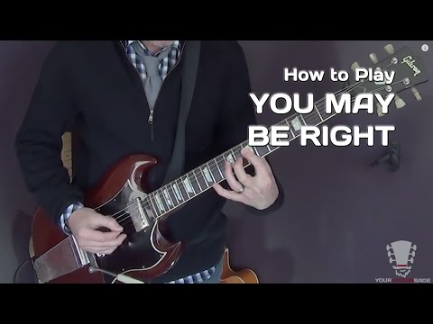 You May Be Right by Billy Joel - Guitar Lesson