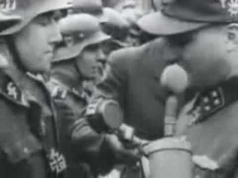 Triumph of Léon Degrelle the Légion Wallonie in Brussels 1944 podblanc