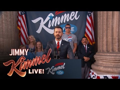 Jimmy Kimmel Announces Vice Presidential Run