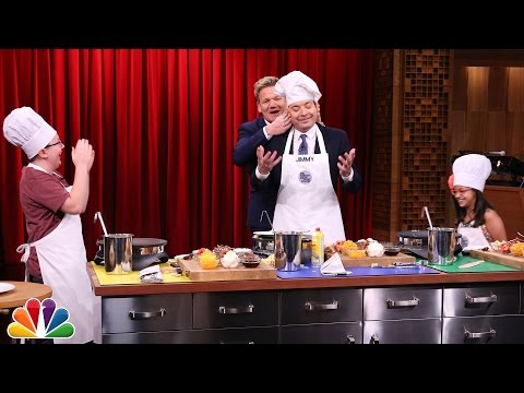 Tonight Show MasterChef Junior Cook-Off with Gordon Ramsay