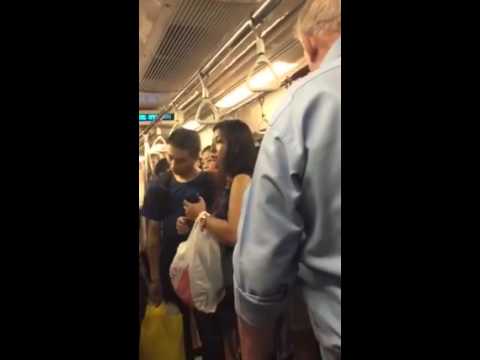 Man picks fight with teenager on the MRT