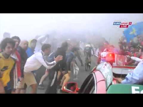 Chris Horner wins La Vuelta on the Angliru