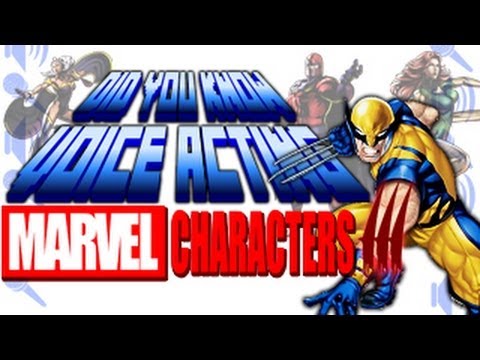 Marvel Characters PART 3 (X-Men) - Did You Know Voice Acting?