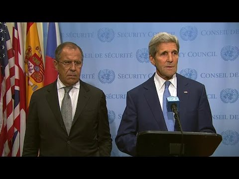 Secretary Kerry and Russian Foreign Minister Lavrov at the UNSC