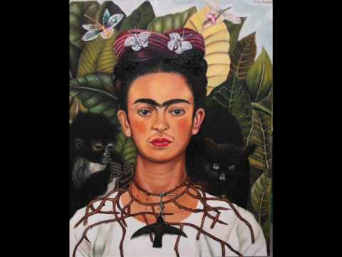 FRIDA KAHLO - Selbstbildnis mit Dornenhalsband, 1940