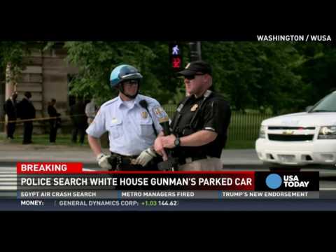 Police search car of White House shooting suspect