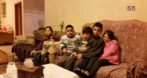 From left to right: 10 year old, Tala; 8 year old, Bader; 3 year old, Fajer; 12 year old, Adel; and 5 year old, Mira.