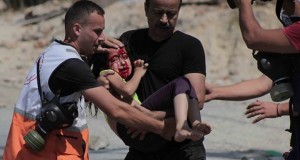 3-year old girl shot with rubber-coated steel bullet by Israeli forces