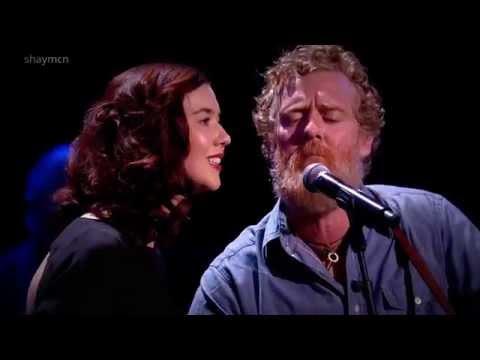 Glen Hansard & Lisa Hannigan : Falling Slowly (HD) Live Albert Hall 2014 Feat . John Sheahan