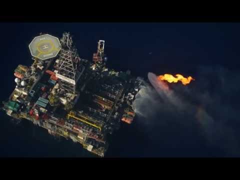 Drill Stem Test at Cyprus Block 12.  HD1080p