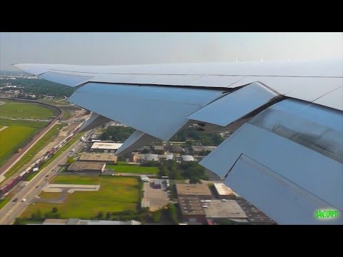 Lufthansa 747-8 Beautiful Taxi, Takeoff and Climb from Chicago O'Hare International Airport!