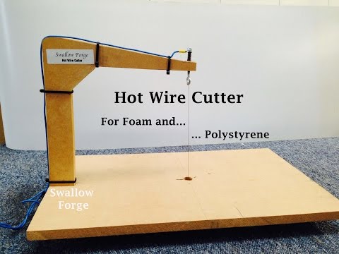 How to make a Hot Wire Cutter for foam or polystyrene- styro slicer - cosplay, lost foam casting etc