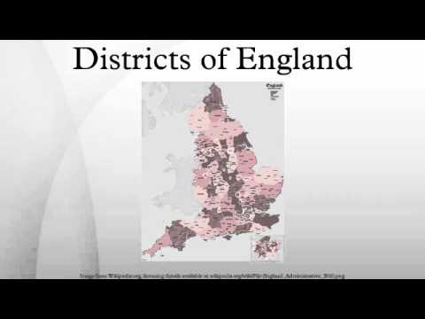 Districts of England