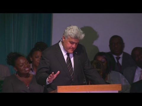 Jay Leno tears up over Michael Clarke Duncan memorial service