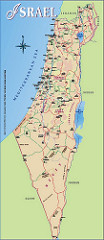 Map of Israel