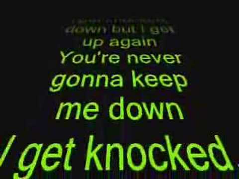 Tubthumping (I Get Knocked Down) Lyrics