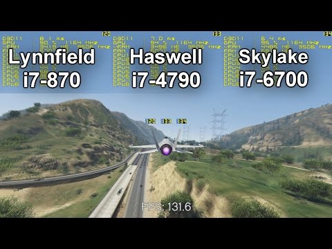 i7 6700 vs i7 4790 vs i7 870 (11 games)