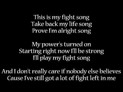 Fight Song - Rachel Platten | Lyrics