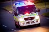 A pedestrian is in a serious condition after being struck by a ute in Annerley.