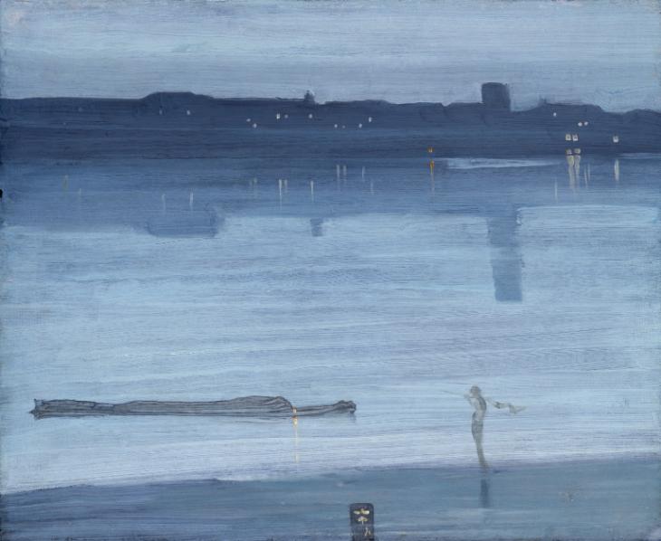 James Abbott McNeill Whistler, 'Nocturne: Blue and Silver - Chelsea' 1871