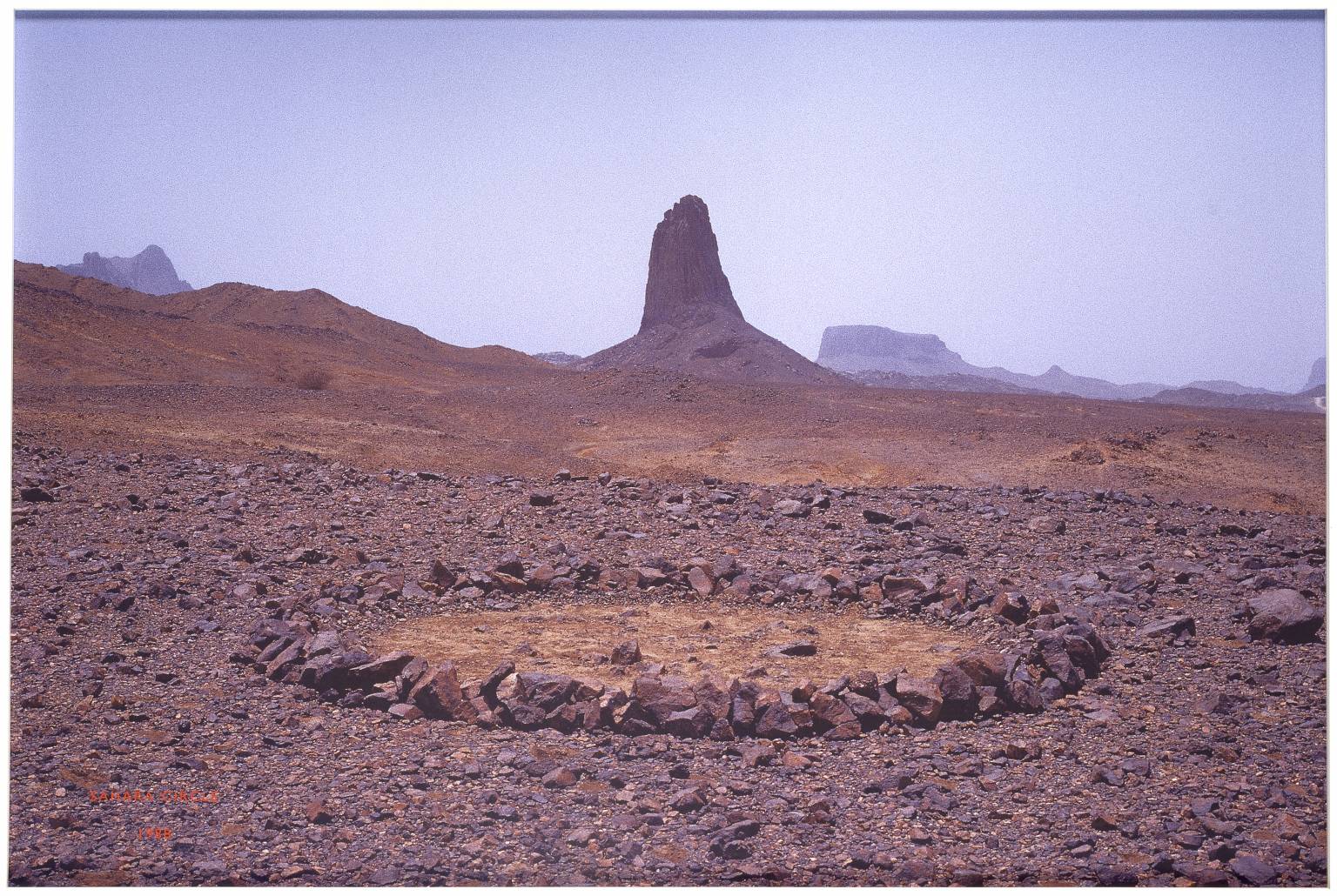 Richard Long, 'Sahara Circle' 1988