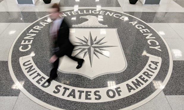 Photo of floor at CIA Headquarters Building