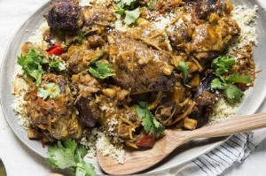 Moroccan braised chicken by Karen Martini