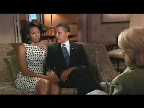 Barbara Walters Special  (Part 4) Michelle & Barack Obama Interview.