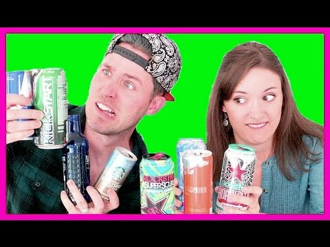 ENERGY DRINK TASTE TESTING (with my little sister)