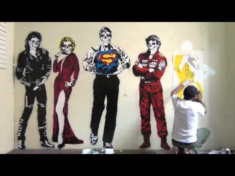 Stencil Graffiti Art