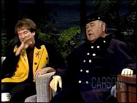 Jonathan Winters & Robin Williams in Funniest Moments on Johnny Carson's Tonight Show