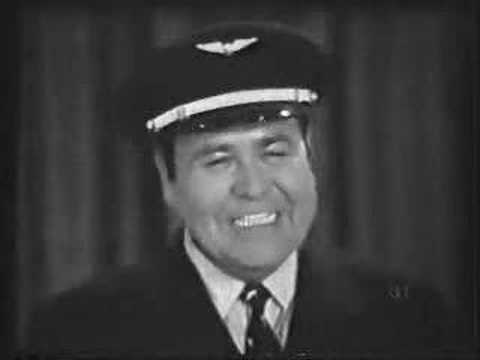 Jonathan Winters As An Airline Pilot