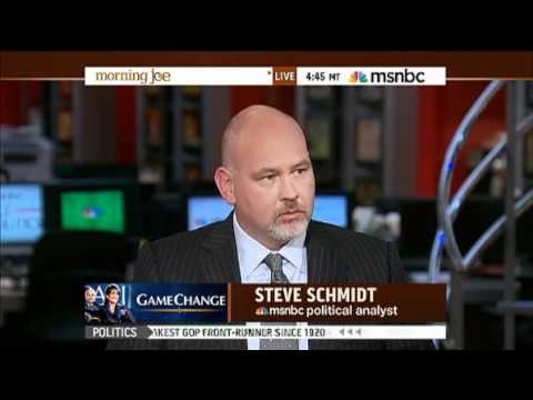 Brutally honest interview with Steve Schmidt - Palin "is filled with anger, has a divisive message"