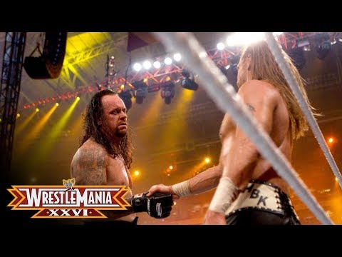 WrestleMania XXVI: The Undertaker shows respect to Shawn Michaels