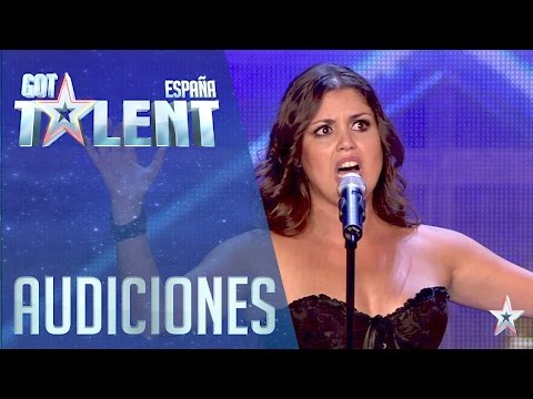 ¡Pase de Oro! La ópera y el rock de Cristina | Audiciones 5 | Got Talent España 2016